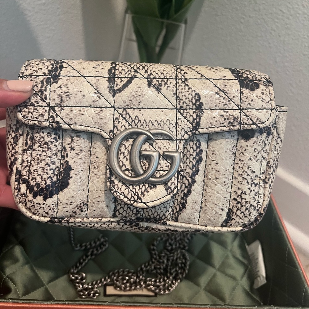 Gucci Mini Python Bag - image 3